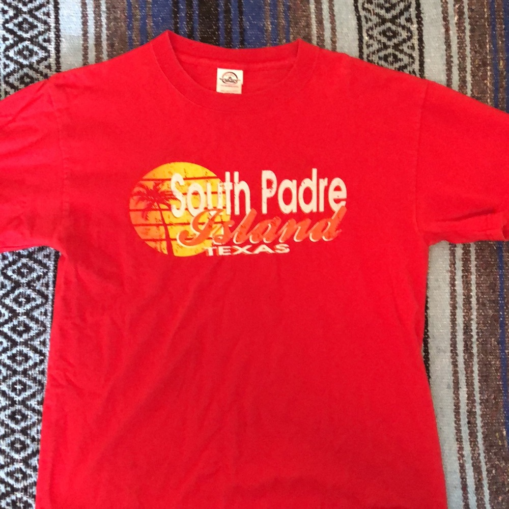 Classic South Padre Island Texas Mens Beach Tee